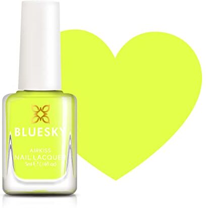 BLUESKY Smalto per Unghie per Bambini, Zing, Giallo. Smalto per Bambini Facile da Togliere, Non Tossico, a Base di Acqua, Inodore, 5 ml