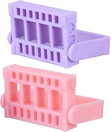 FRCOLOR 2 Pz Espositore Per Testa Di Molatura Organizzatore Di Punte Per Unghie Espositore Per Punte Da Molatura Stand Di Punte Per Unghie Testa Di Macinazione Strumenti Per Manicure P.s