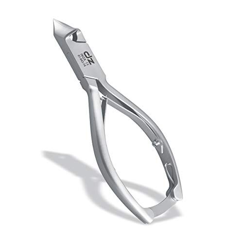 DZ Beauty Instruments Tronchesino per unghie, 14 cm, tagliaunghie, tagliaunghie per unghie spesse e incarnite, strumento per lavorare fino alla piega delle unghie.