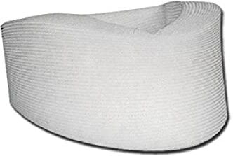 GIMA Collare Cervicale, in Poliuretano Espanso Morbido, Rivestito Cotone 100% Anallergico, Grande, Misure 49 x 10 cm, h 10,5 cm