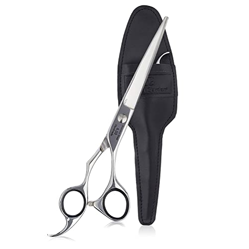 Olivia Garden Forbici SilkCut, Misura 6.5" Potenti Lame convesse , Lavorate a mano con la miglior qualità di acciaio giapponese, vendute in un astuccio