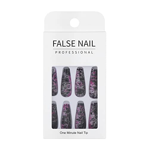 Generic Bellezza Nail Art a forma di T Extra Lungo Falso Nail Ballerina Unghie Finte Bara Nail Tip(4)