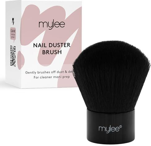 MYLEE Pennello Duster Brush per Spolverare le Unghie, Rimuove Polvere della Limatura, per Glitter, Unghie in Acrilico e Nail Art, Spazzola Pratica e Facile da Usare, Compatta, Precisa e Comoda