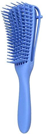 Generic Spazzola per capelli districante per capelli ricci ondulati a spirale capelli spessi e secchi I Afro Brush I adatto per bambini e adulti I Antinodi Pettine per capelli I Scalp Massage Shampoo Brush