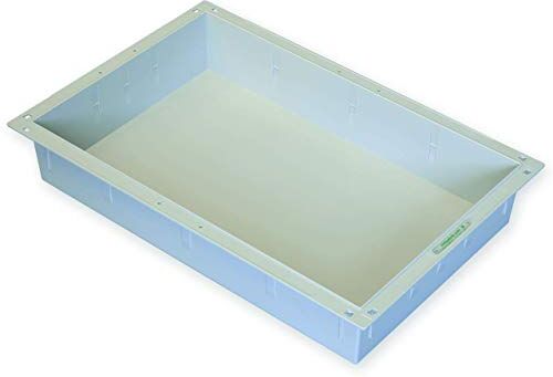 GIMA Vassoio/Cassetto Modulare in Plastica ABS, Colore Grigio, Tipo Chiuso, per Carrelli ISO, Misure 600 x 400 x 100 mm