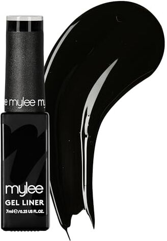 MYLEE Smalto Semipermanente Liner Gel 7ml [Witching Hour] Pennello per Nail Art Incorporato Manicure e Pedicure UV/LED, Uso Professionale e Domestico Lunga Durata e Facile da Applicare