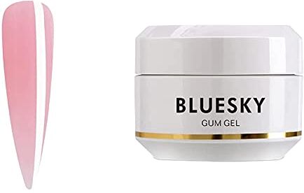 BLUESKY Gum Gel da 15 ml, colore rosa chiaro chiaro chiaro per il kit di unghie in poligel, per le estensioni rapide delle unghie (richiede la polimerizzazione sotto lampada UV LED)