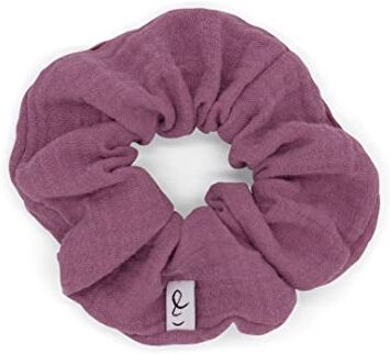 Hutch & Putch hutch&putch Mussola Scrunchie • Elastico per capelli per bambini • Berry • 100% cotone biologico • Made in Germany • forte tenuta • delicato sui capelli • fascia per capelli • ragazze donne