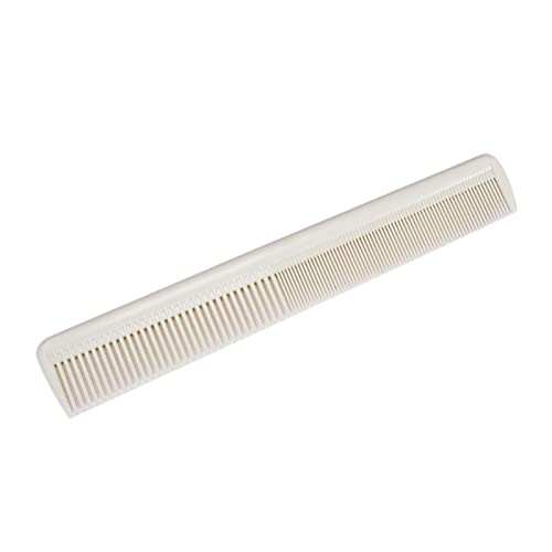 Dieffematic SZ Spazzola Per Capelli 2 In 1 Men Hair Comb Wide Coarse Fine Toothed Combination Portable Vintage Oil Back Aircrafts Head Hairdressing Styling Tool (Color : White)