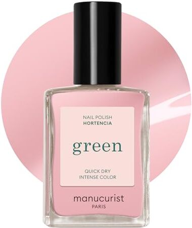 Manucurist Smalto per unghie  Green Smalto classico naturale 9-Free Smalto di origine organica (84%) Manicure Cura delle unghie 15ML…… (Hortencia)