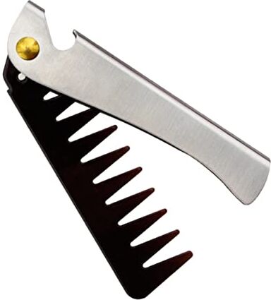 FRCOLOR Pettine Per Acconciature 1Pc Barba Baffi Pettine A Denti Larghi Pettine Per Apri Di Bottiglia Pettine Da Viaggio Apri Del Vino Mens Spazzola Per Styling Spazzola Per Pettine