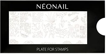 NÉONAIL NEONAIL Nail Art Plate for Stamps 09 Decorazioni Unghie Piastra per Timbro Stamping Unghie Nail Art Template Stencil