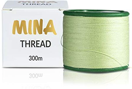 MinaiBrow Mina Filo 1 x 300 m   Filo per sopracciglia   Filo di cotone biologico confezione da 1