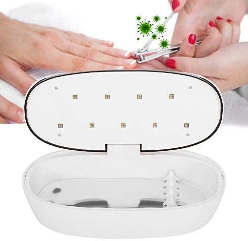 Brrnoo Sterilizzatore UV LED, disinfettante, sterilizzazione e prevenzione delle infezioni, soluzione sterilizzante per unghie, strumento per il trucco e lo sterilizzatore UV con LED [04]