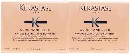 KERASTASE Curl Manifesto Masque Beurre Nourrissant 200ml Pack X2