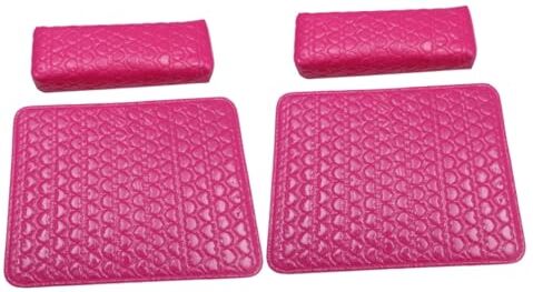 Housoutil 2 Pz supporto da polso per manicure cuscino per unghie in spugna mano chiodo accessori per unghie cuscino per le mani cuscino per salone di bellezza A forma di cuore