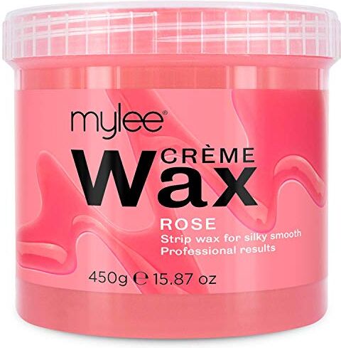 MYLEE Cera di Rosa in Crema Soft per Pelle Sensibile 450g, Cream pot per depilazione, Ideale per tutto il corpo, Viso e zona bikini, compatibile con il microonde e lo scaldacera