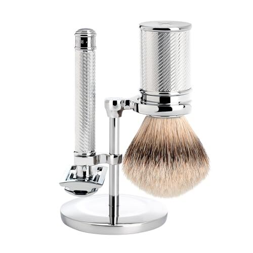 MÜHLE Muhle R89 Rasoio Di Sicurezza & Dalle Punte Argentee Pennello Da Barba Set No Lame Incluso