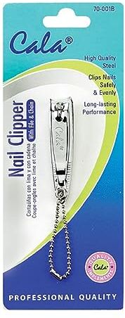 Cala . Tagliaunghie Nail Clipper with File & Chain