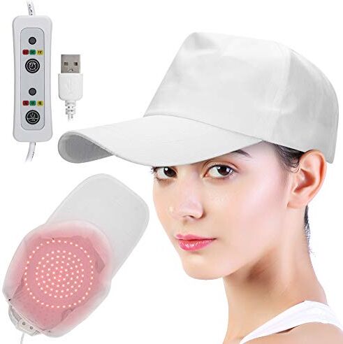 ZJchao 108pcs lampada perline crescita dei capelli cappello tappo dispositivo controllo dell'olio trattamento perdita di capelli strumento di terapia bianco per uomini donne ricrescita dei capelli