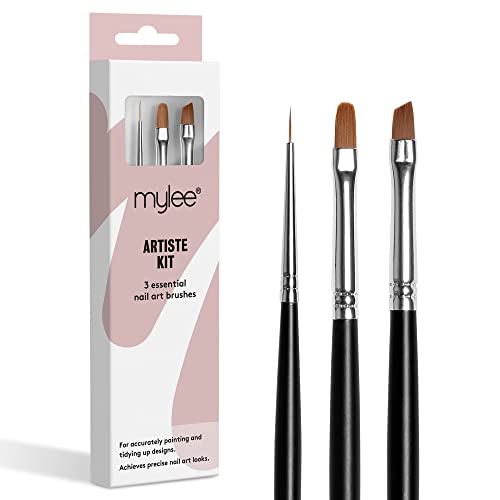 MYLEE Kit Artiste per Nail Art Gel e Applicazione Smalto. Strumento per Manicure di Qualità Professionale, Ideale per l’Uso a Casa o in Salone