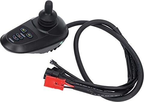 ZJchao Controller Joystick Professionale per Sedia a Rotelle Elettrica, Controller 4P con Motore a Spazzole 24 V CC con Freno