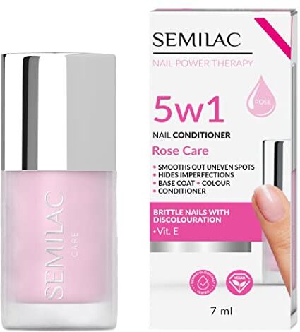 Semilac Condizionatore per unghie 5in1 Rose Care 7 ml