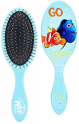 Wet Brush WetBrush Spazzola districante originale con setole Intelliflex ultra morbide per separare delicatamente i nodi con facilità, non strappa i capelli, per tutti i tipi di capelli, collezione Pixar, Dory