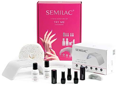 Semilac TRY ME Starter Set Customized (LED 24W/36) UV Smalto per unghie