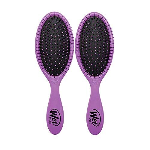 Wet Brush Spazzola districante originale per capelli, viola, 2 pezzi