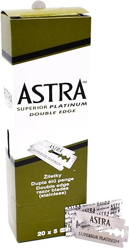 Astra Lamette da Barba Platinum, pacco de 100 pezzi