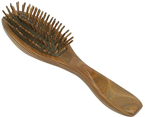 Juwaacoo per capelli in legno di sandalo naturale fatto a mano districante massaggio pettine per capelli con confezione