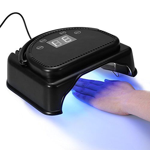 HURRISE Lampada Unghie 64W Lampada Unghie 64W Asciuga Unghie Per Asciugatura Rapida Permanente Per Asciuga Unghie For Con Gel Asciuga Unghie Mws Led Display Lcd, Uv Manicure [Eu]