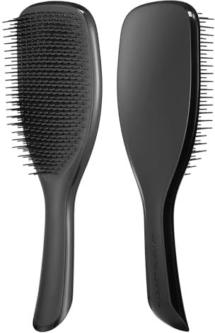 Tangle Teezer The Large Ultimate Detangler Spazzola per capelli   Perfetta per capelli lunghi, spessi, ricci e strutturati   Riduce le rotture   Impugnatura ergonomica   Nero Lucido