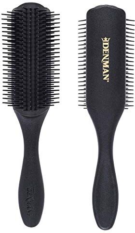 Denman Spazzola D4M, 9 File di Dentini, Nero