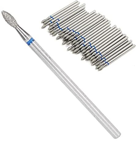 Generic 50 Pezzi di Ricambio per Punte da Trapano per Unghie, Accessorio per Manicure, per Lucidare la Testa di Smerigliatura, Multifunzionale, di Alta qualità (M-2,3 mm)