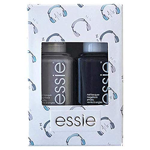 Essie Press Pause Greys Set di 2 smalti per unghie