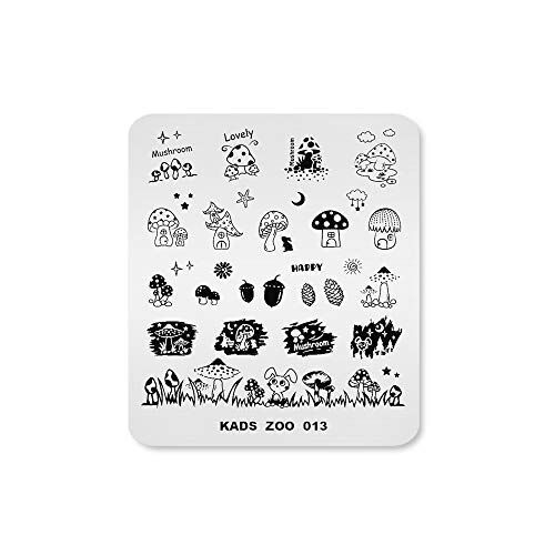 KADS Nail Art Stamp Plate Fashion Series Nail stamping piastra modello immagine piastra Nail Art strumento di decorazione fai da te (ZO013)