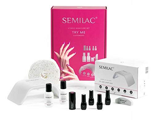 Semilac Try Me Set di 3 smalti UV per unghie, 36 W