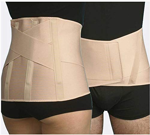 Tielle Camp 523 UOMO Corsetto elastico lombosacrale rinforzi paravertebrali supporto lombare ad incrocio