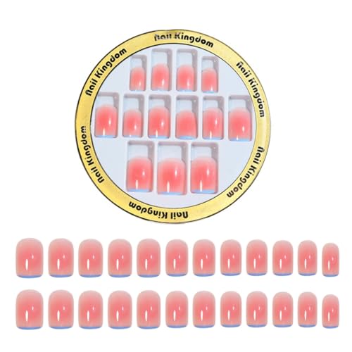 Generic 24 unghie finte adesive a copertura completa, per donne e ragazze