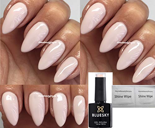 BLUESKY PASTEL BLOSSOM BP17 Smalto in gel soak off per lampada UV o LED, 10 ml, con 2 salviette lucidanti Homebeautyforyou