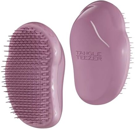 Tangle Teezer Fine & Fragile, Spazzola districante per capelli asciutti e bagnati, adatta per tutti i tipi di capelli, dai denti morbidi e dal design ergonomico, colore malva scuro