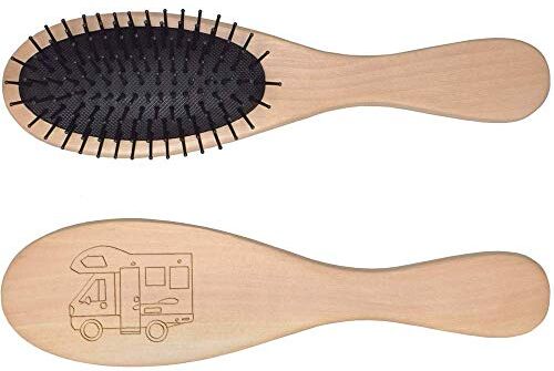 Azeeda 'Camper' Spazzola per Capelli in Legno (HA00011239)