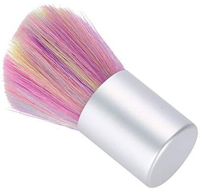 Generic Spazzola Morbida per la Pulizia delle Unghie Strumento per Rimuovere la Polvere Dalla Polvere di Gel UV, Comodi Capelli in Nylon, Tubo in Alluminio Resistente, Adatto per Saloni