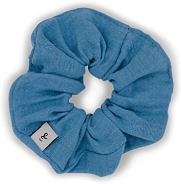 Hutch & Putch hutch&putch Mussola Scrunchie • Adulti • Cloud • 100% cotone biologico • Made in Germany • forte tenuta • delicato sui capelli • elastico per capelli • fascia per capelli • gomma per treccia • ragazze e donne