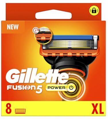 Gillette Lame Di Ricambio Per Lame Fusion Power 8 Lame Di Ricambio