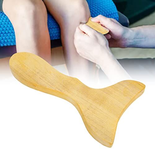 ZJchao Tavola Gua Sha in Legno, Tavola Raschiante in Legno, Strumento di Drenaggio Linfatico, per Terapia di Massaggio con Agopuntura SPA, per Spalle, Ginocchia, Braccia, Collo, Muscoli dei Polpacci