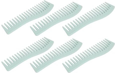 Generic Pettine a Denti Larghi per Districare e Acconciare i Capelli, Pettine in Materiale ABS Leggero e di Piccole Dimensioni, Aumenta il Volume dei Capelli, Scivola Attraverso i