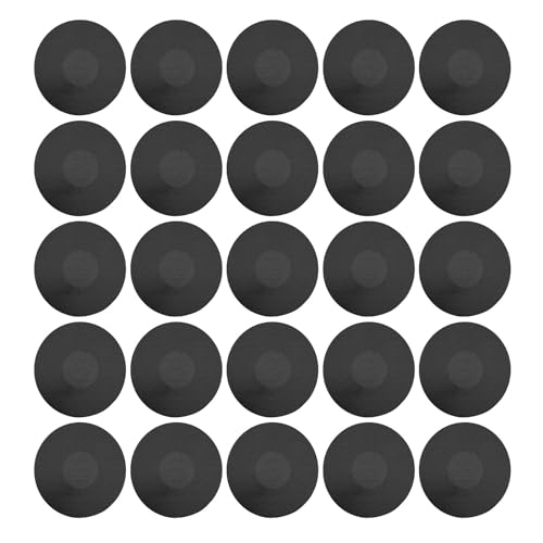 Generic Set di 20 cerotti adesivi antiscivolo con movimento a pietra fissa, per coprire il colore della pelle del viso (nero, A)